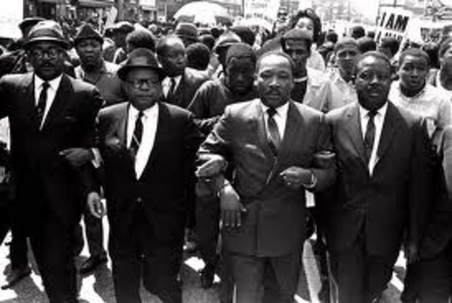 Marthin Lurther King Jr. Leads second march from "Selma to Montgomery"