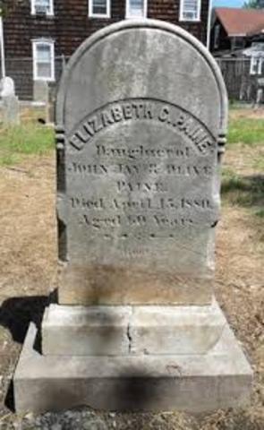 Marriage to Elizabeth Olive