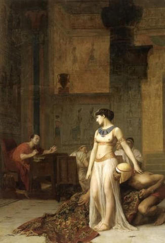Cleopatra meets Caesar