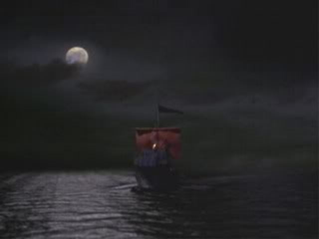 Cleopatra and Antony Lead Ships From Egypt