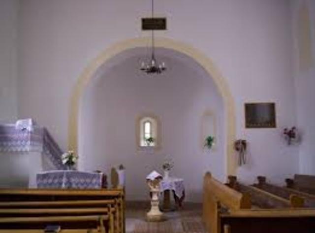 John Calvin starts a protestant church in Switzerland