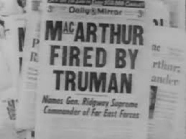 Truman to Fire MacArthur