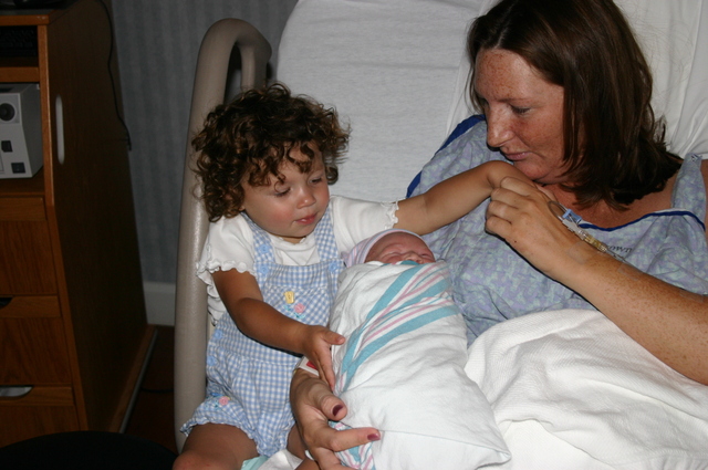 Baby sister birth