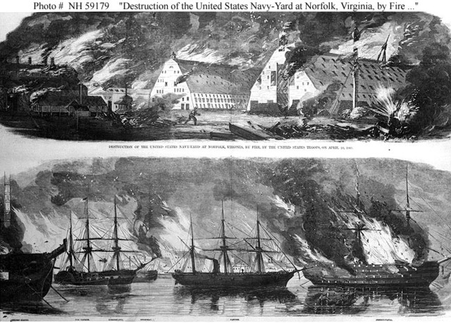 Navy Yard in Norfolk is Seized