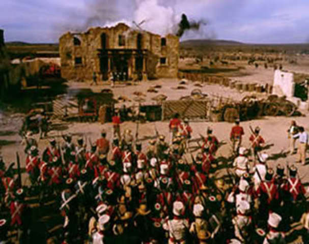 Santa Anna's Army Arrives at The Alamo
