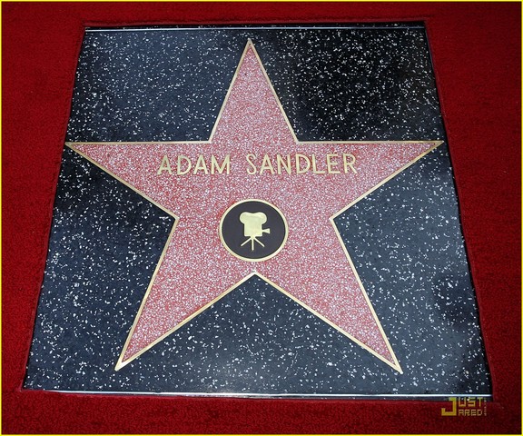 Adam Sandler got his star!