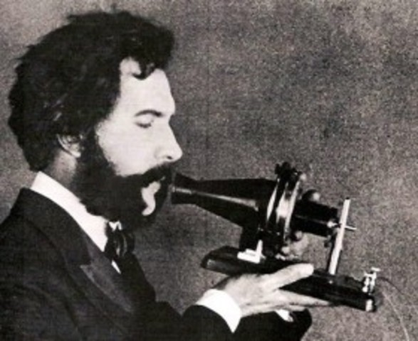 The first telephone call was made.