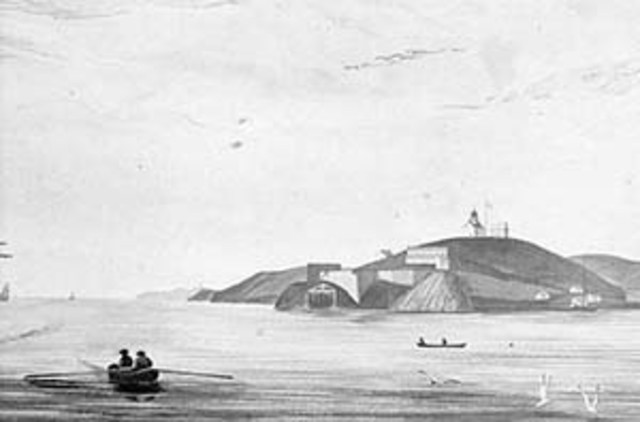 Alcatraz turned into a military prison