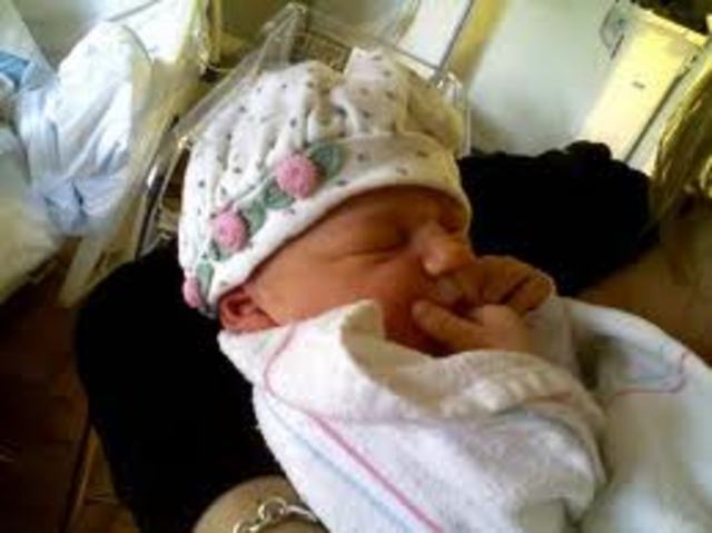 When my sister was born