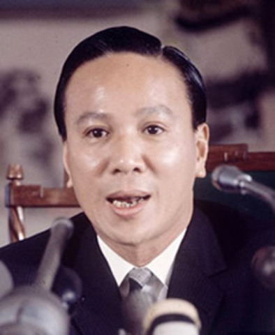South Vietnamese President Thieu resigns