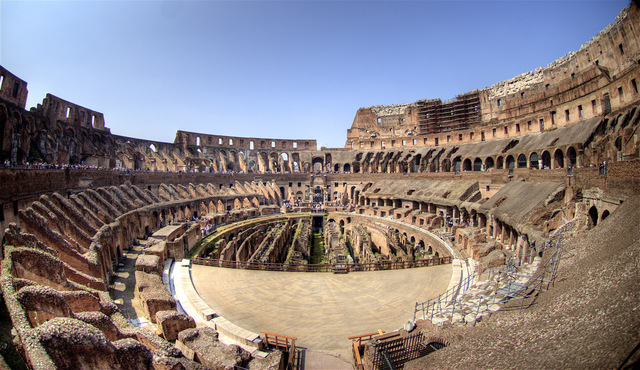 Colosseum is built