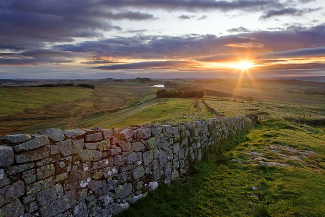 Hadrian Wall is built