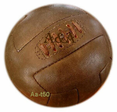 the first football that was completely round