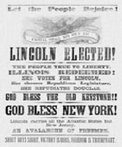 Abraham Lincoln Elected President