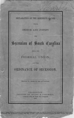 South Carolina Secession