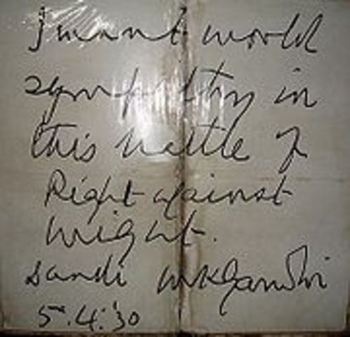 Gandhi was invested with executive authority on behalf of the Indian National Congress.