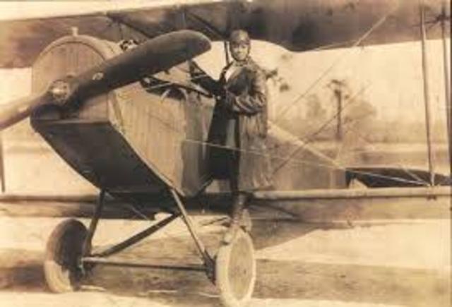 Bessie Coleman reaches France as US 1st black pilot