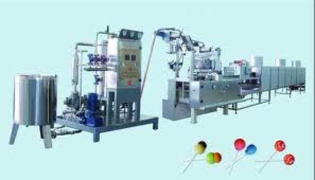 the frist lollipops machine was made