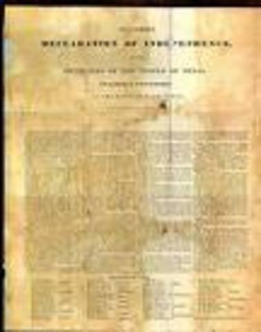 Declaration of 1835