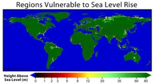 sea level rising