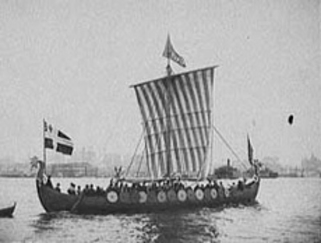 Lief Erickson lands in Newfoundland