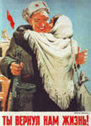 Окончание второй мировой войны.