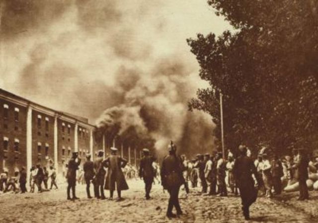 The Germans Begin to Writhdrawl.