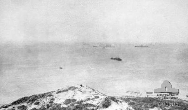 ANZAC frontline is formed