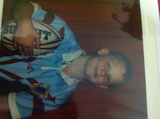 Startted playing rugby league