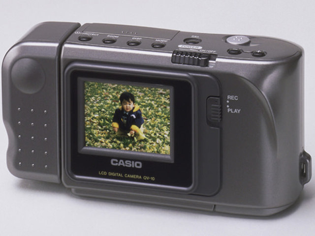 First Digital Camera with LCD Screen