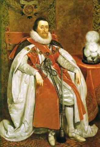 James I takes the throne