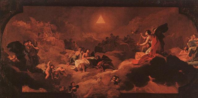 The Adoration of the Name of The Lord-Francisco Goya