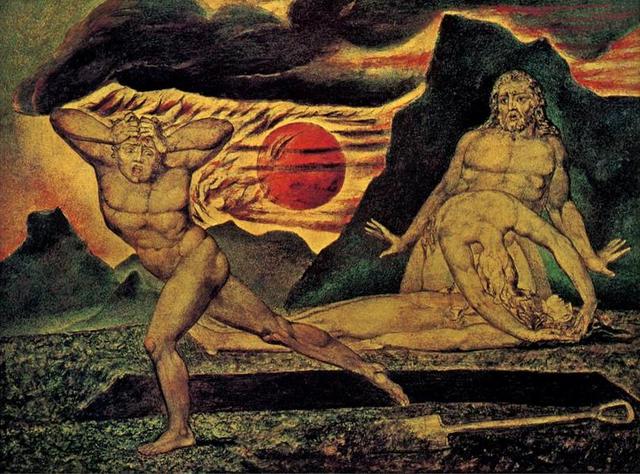 The Body of Abel Found by Adam & Eve-William Blake