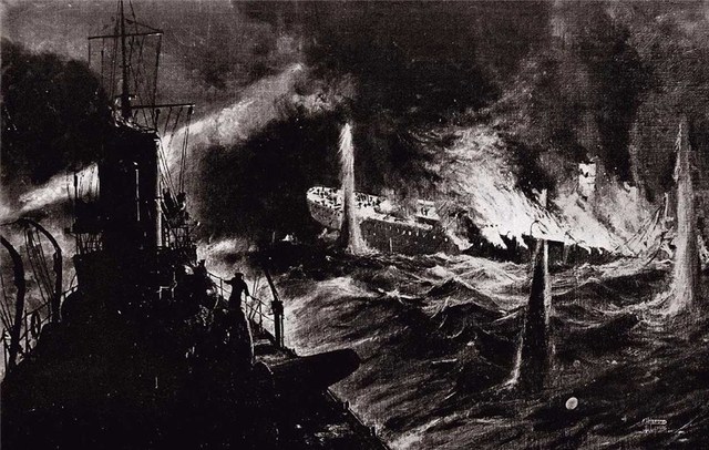 The Battle of Jutland Begins