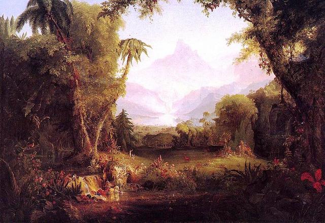 The Garden of Eden-Thomas Cole