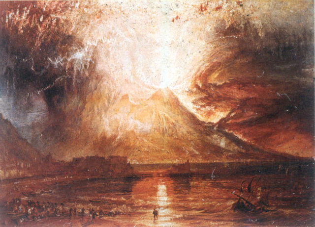 Erupção do Vesúvio-William Turner