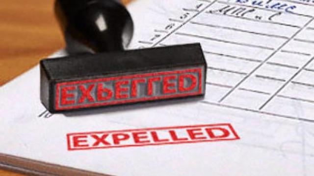 Albert gets expelled.