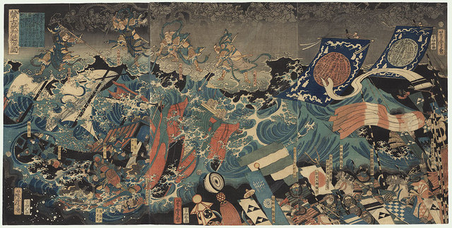 The Mongol invasions on Japan