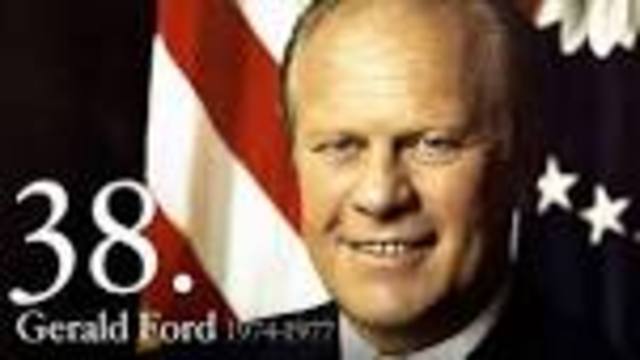 Gerald Ford inaugurated