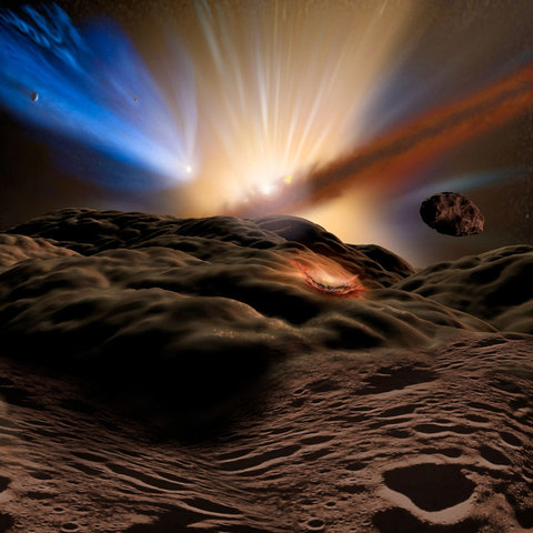 The atmosphere of the earth early on