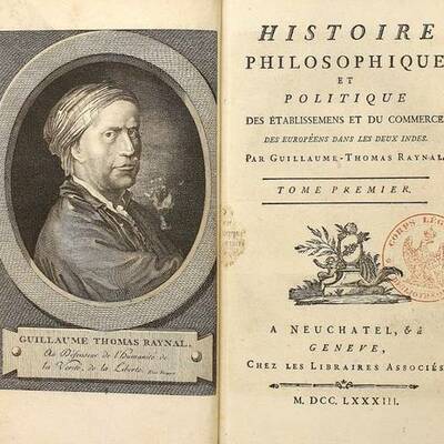 Timeline: L'Abbé Raynal, timeline des différentes éditions de l'Histoire des deux Indes par Alison REY