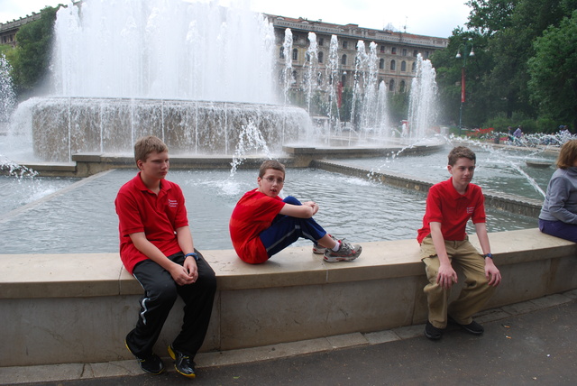 Went to Italy to sing with Choir