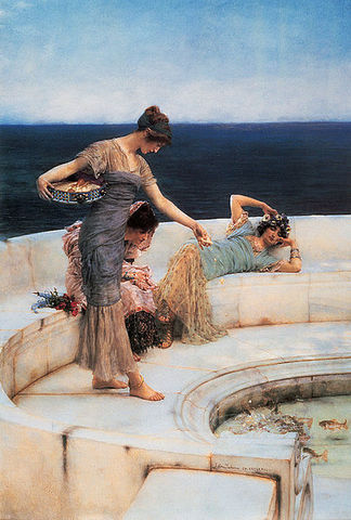 Favoritos de prata - Lawrence Alma-Tadema