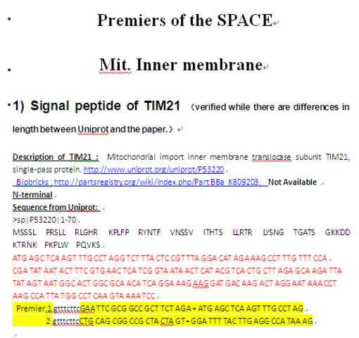 revised premier sequence