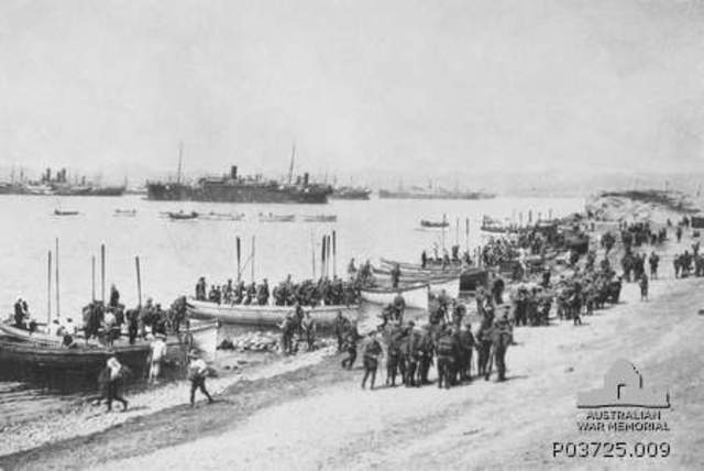 Australian and New Zealand Troops are brought together to form ANZAC