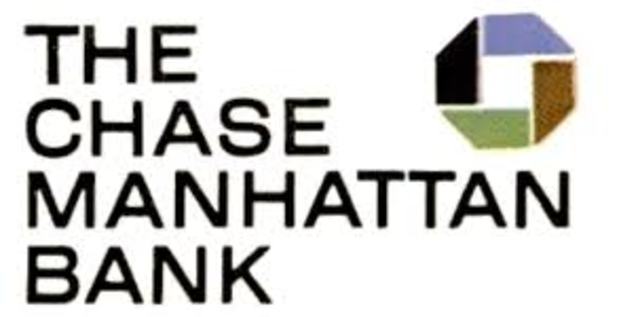 Chase National Bank and Bank of Manhattan merge