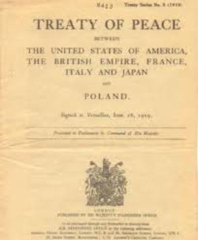 Peace treaty with Poland signed