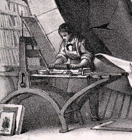 Jackson worked as an office boy for a lithograph company