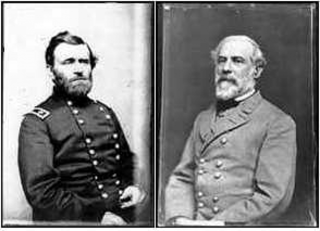 U.S. Grant + Rob. E. Lee