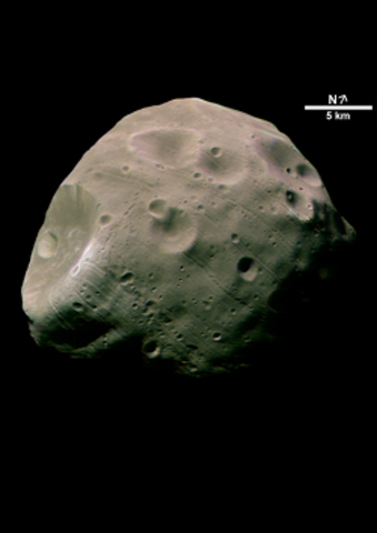 Mapeando una de las lunas de Marte, Phobos